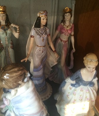 Lot 270 - Royal Doulton, Coalport, and Wedgwood Figures,...