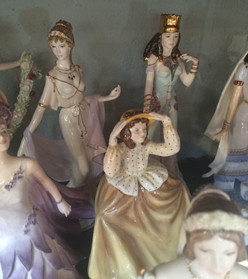 Lot 270 - Royal Doulton, Coalport, and Wedgwood Figures,...