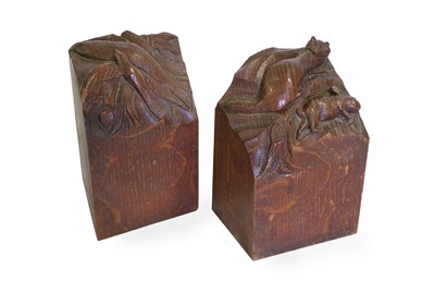 Lot 398 - Yorkshire School: A Pair of English Oak...