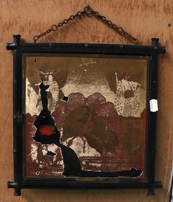 Lot 1335 - A French Aesthetic Movement Tryptich Hanging...