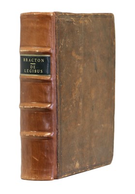 Lot 57 - Bracton (Henrici de). De Legibus et...