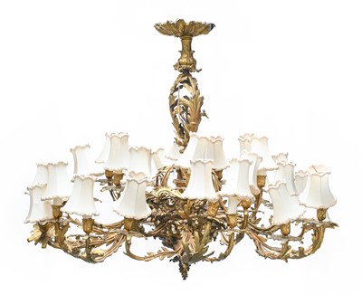 Lot 218 - A Louis XV-Style Twenty-Eight-Light...