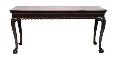 Lot 350 - A George III Mahogany and Crossbanded Serving...