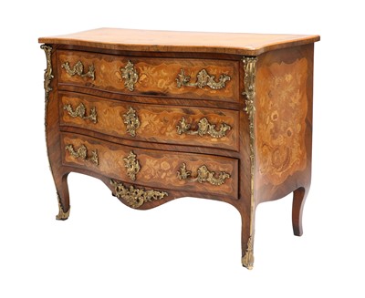 Lot 426 - A French Louis XV-Style Rosewood, Kingwood,...