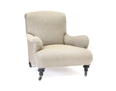 Lot 402 - A Victorian Deep-Seated Armchair, in the...