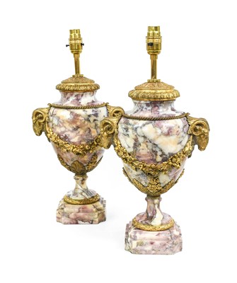 Lot 220 - A Pair of Gilt-Metal-Mounted Portasanta-Type...