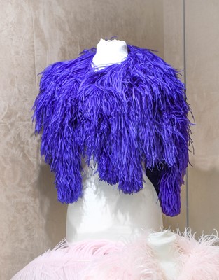 Lot 2241 - Early 20th Century Purple Ostrich Feather...