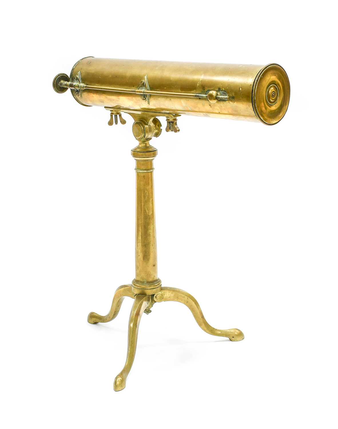 Lot 296 - Nairne, London Gregorian Telescope, with 2 3/4"...