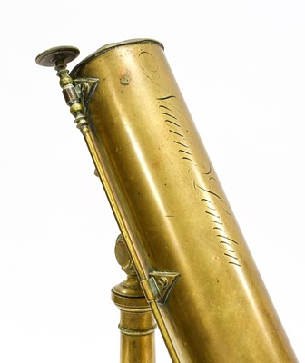 Lot 296 - Nairne, London Gregorian Telescope, with 2 3/4"...