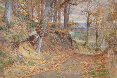 Lot 1010 - Charles James Adams (1859-1931) "November"...