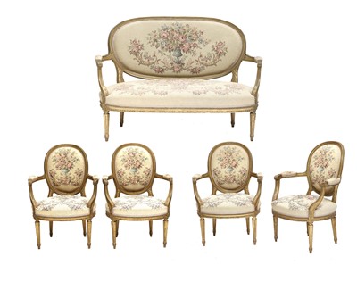 Lot 421 - A Set of Four Late 19th Century Giltwood...