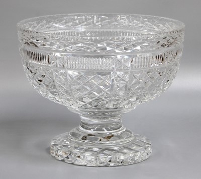 Lot 447 - A Cut Glass Pedestal Bowl, 26cm by 20.5cm high