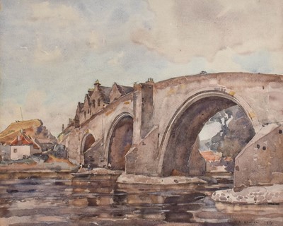 Lot 1046 - Fred Lawson (1888-1968) "Old Stirling Bridge"...