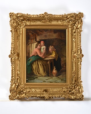 Lot 1073 - David Hardy (fl.1855-1870) A Berkshire Cottage...