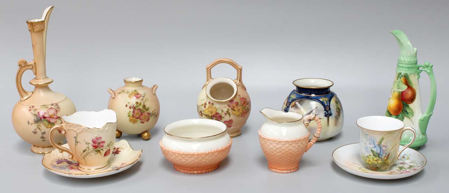 Lot 308 - Various Worcester Porcelain, including a...