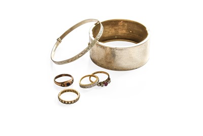 Lot 562 - Four Rings, comprising of an 18 carat gold...