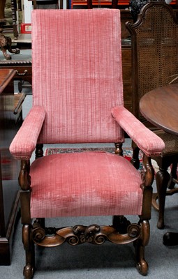 Lot 1320 - An Early 20th Century Chair, upholstered in...