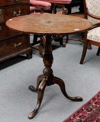 Lot 1311 - A George III Tilt-Top Tripod Table, with...