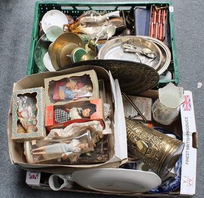 Lot 328 - Five Boxes of Decorative Household Ceramics,...