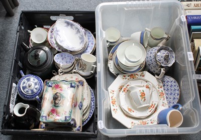 Lot 328 - Five Boxes of Decorative Household Ceramics,...