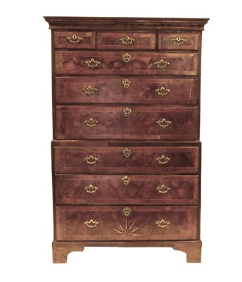 Lot 305 - A George II Walnut, Figured Walnut and...