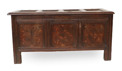 Lot 624 - A Late 17th Century Joined Oak and...