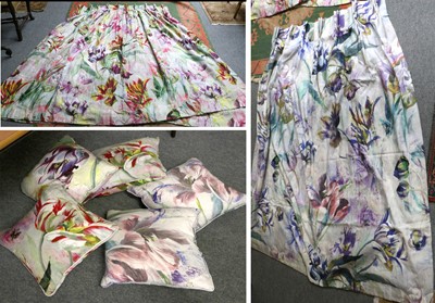 Lot 1135 - Four Pairs of Designers Guild ''Tulipa...