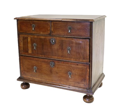 Lot 302 - A Late 17th Century Walnut, Crossbanded and...