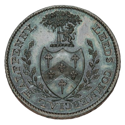 Lot 353 - Yorkshire, Leeds, Samuel Birchall Halfpenny...