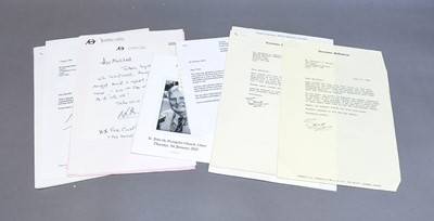 Lot 3060 - Signed Golf Related Letters
