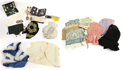 Lot 2180 - Costume Accessories comprising two cotton...