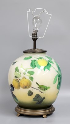 Lot 1375 - A Potichomania Table Lamp, probably Jenny...