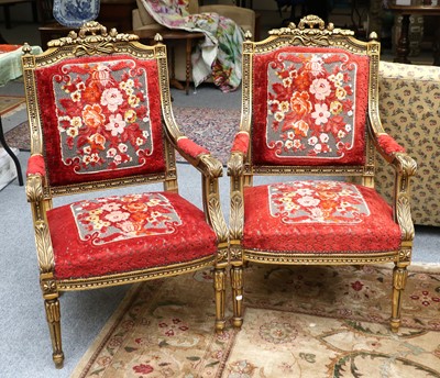 Lot 1416 - A Pair of 20th Century French Louis XVI Style...