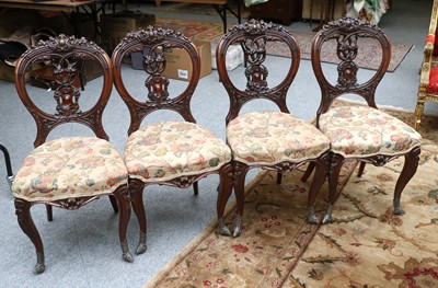 Lot 1414 - A Set Of Four Early 20th Century Carved...