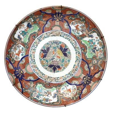 Lot 130 - A Japanese Imari Porcelain Large Charger,...