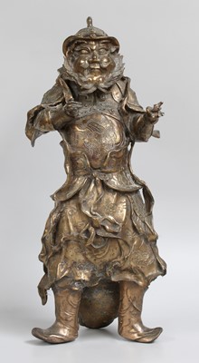 Lot 453 - A 19th Century Japanese Bronze Figure of a...