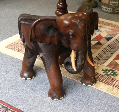 Lot 1359 - An Early 20th Century Indian Carved Hardwood...