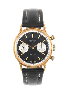 Lot 2184 - Breitling: A Plated Chronograph Wristwatch,...