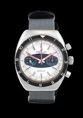 Lot 2183 - Breitling: A Stainless Steel Chronograph...