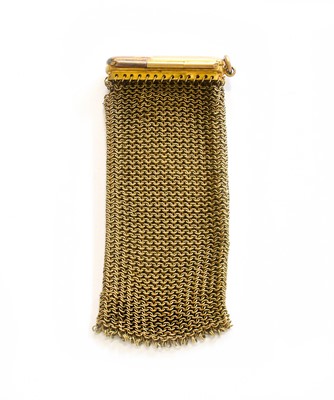 Lot 493 - A Mesh Purse, measures 7.1cm by 3.2cm (a.f.)