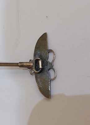 Lot 2010 - An Art Nouveau Enamel Hat Pin, by Charles...