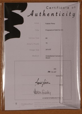 Lot 1065 - After Fabien Perez (b.1967) Argentinian...