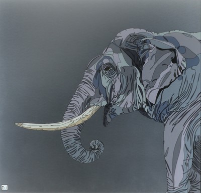 Lot 1073 - Dylan Izaak (Contemporary) "Elephant III"...