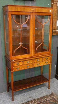 Lot 1349 - Reproduction Furniture, to include: a...
