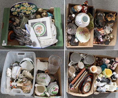 Lot 406 - Seven Boxes of Ceramics, Glass and Other...