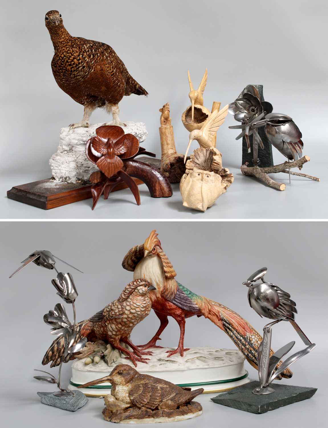 Lot 367 - Ornithological Collectables Including, a...