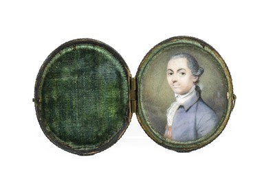 Lot 175 - English School (late 18th century): Miniature...