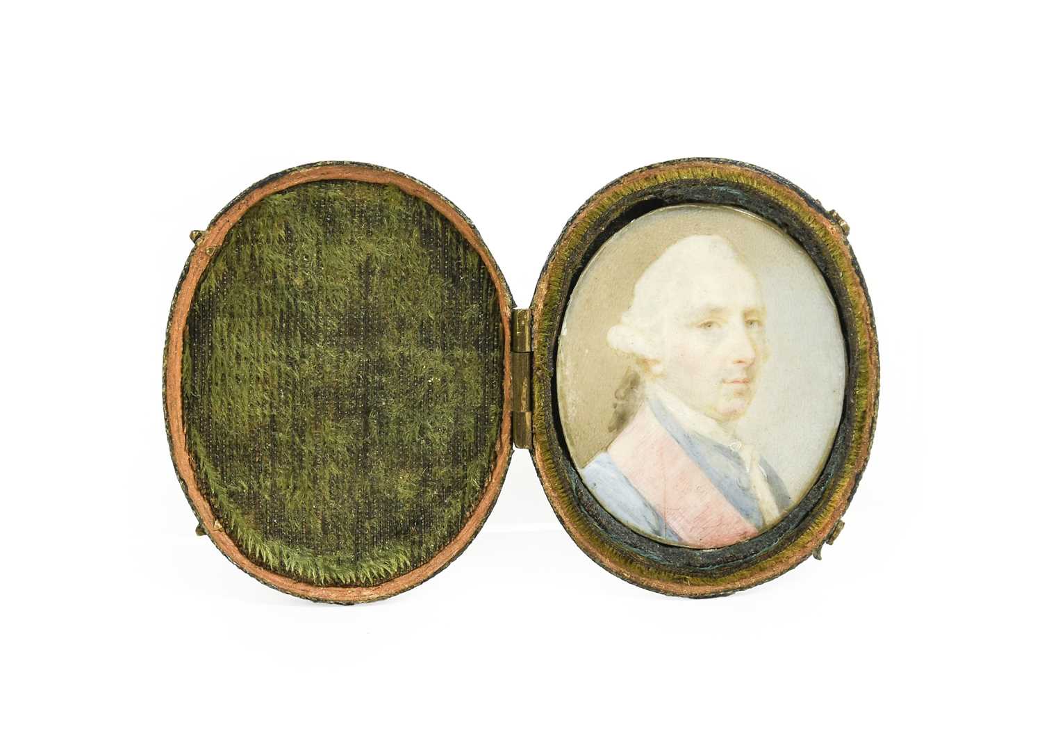 Lot 176 - English School (late 18th century): Miniature...