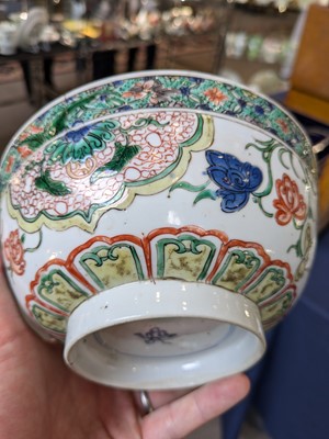 Lot 149 - A Chinese Porcelain Bowl, Kangxi, painted in...