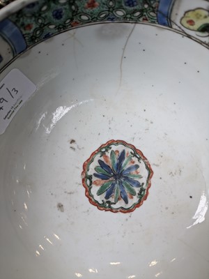 Lot 149 - A Chinese Porcelain Bowl, Kangxi, painted in...
